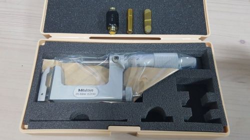 Mitutoyo 117-102  Anvil Micrometer, 25-50mm/0.01mm (METRIC)