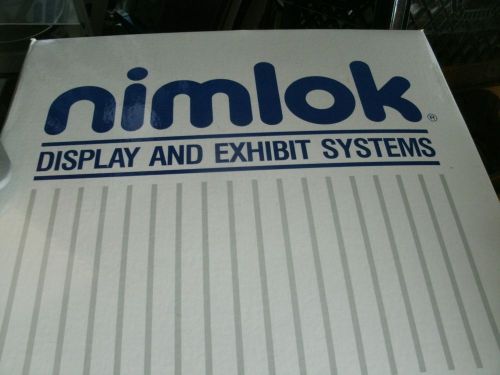 Nimlock tabletop exhibit panel system /display in box