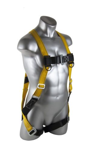 Guardian Fall Protection 1700 Velocity Economy Harness HUV Pass Thru Chest an...