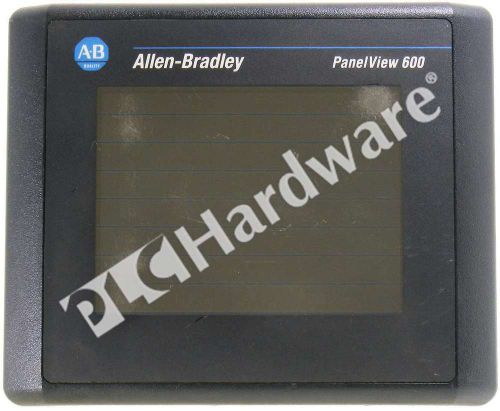 Allen Bradley 2711-T6C2L1 /A PanelView 600 Color Touch Screen DH-485 DC, Read!