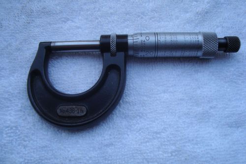 STARRETT 436-1 inch Micrometer Machinist excellant condition  &#034; last one &#034;