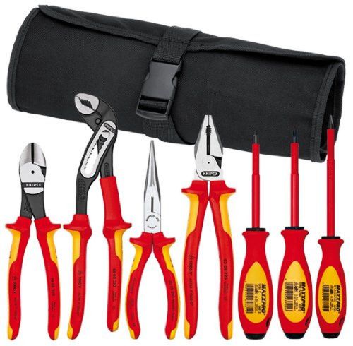 Knipex 989825us 7-piece insulated commercial tool set for sale