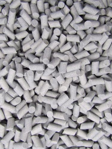 Ceramic tumbling media 1 lbs. 3/16&#034; x 3/8&#034; tumble tumbler lapidary abrasive for sale