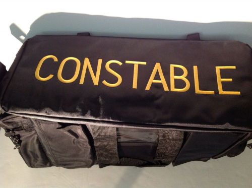 Premier emblem police &#034;constable&#034; tactical duty gear equipment duffle bag new for sale