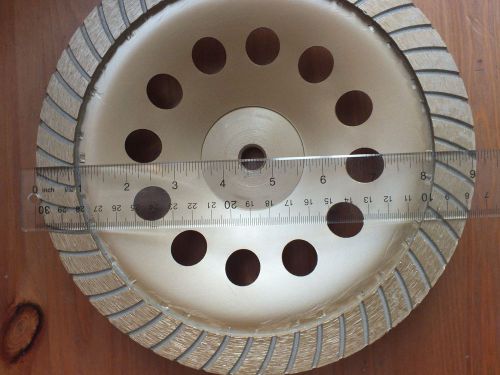 9-inch xp turbo diamond cup wheel for sale