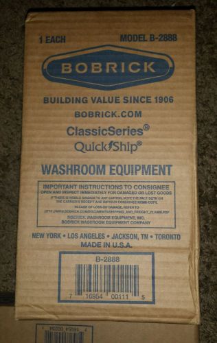 BOBRICK B-2888 STAINLESS STEEL TOILET TISSUE DISPENSER