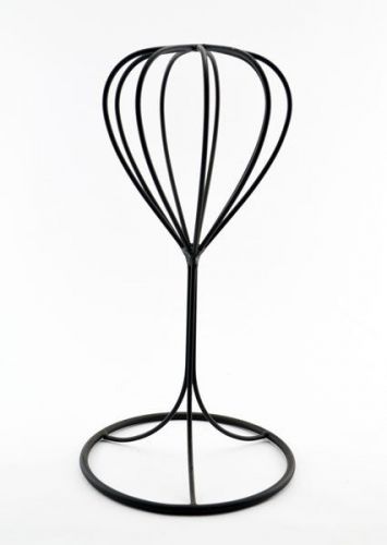 Hat Display Stand Tall - Wire with Black Matte Finish