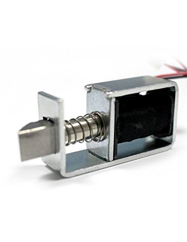 UE-TECH DC24V 0.4A 9mm Stroke Open Frame Type Solenoid for Electric Door Lock