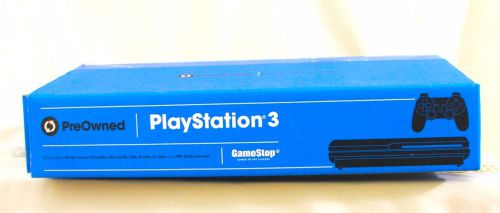 Playstation 3 Blue EMPTY Moving/Shipping/Storage One Box 17&#034; X 12&#034; X 3&#034;