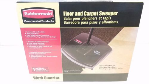 New rubbermaid commercial grade fg421288 mechanical floor and carpet sweeper for sale