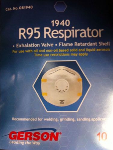 Gerson R95 respirator 1940 10pcs / Dust Mask / construction mask in Box