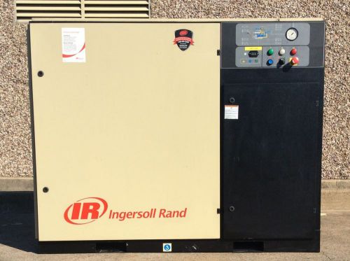 40hp ingersoll rand screw air compressor, #1030 for sale