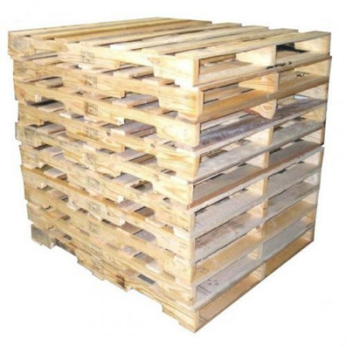 10 recycled wood pallets - 48&#034; x 40&#034; 4-way pallet fast shipping for sale