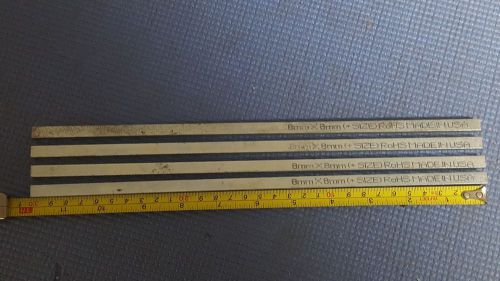 Solid Square Rod/Bar HSS 8 X 8 mm X 300 mm Long &#034; Lot of 4 &#034;