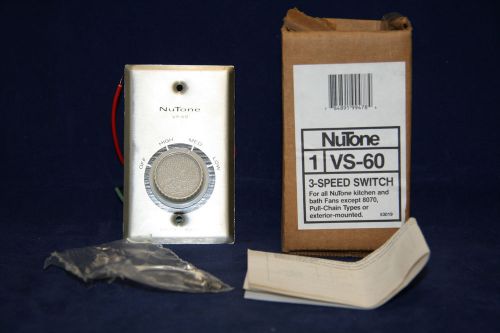 NuTone - VS-60 3-Speed Switch for Kitchen &amp; Bath Fans, 115-120V, 60Hz