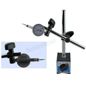 Magnetic Base Holder With Double Adjustable Pole For Dial Indicator Test   *w