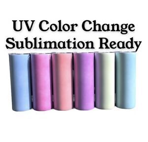 12 Pack-20oz UV Color Changing Sublimation Tumblers-MIXED COLORS