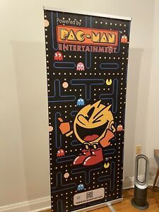 Pac-Man Retractable Banner Stand Display Poster
