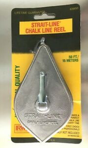 IRWIN STRAIT-LINE CHALK REEL MODEL 63950 NEW FACTROY SEALED **MADE IN THE USA