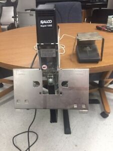 Salco Rapid 106E Electric Stapler with Footpedal