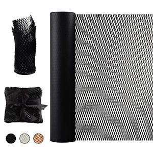 Packaging Paper Honeycomb Cushioning Wrap Rolls 15&#034;x98&#039; Eco-Friendly(Black)