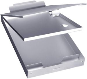Metal Clipboard with Storage Box, Letter Size Aluminum Clipboards, Metal Binder