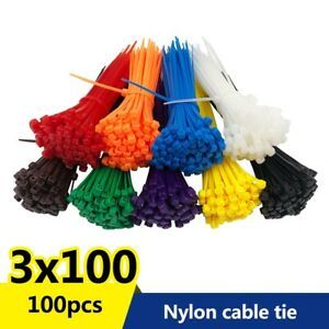 100pcs Lot Nylon Plastic Cable Ties Long and Wide Extra Large Zip Ties wrap