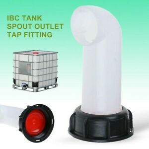 2 Drain Water Oil Fuel Pour Diesel Nozzle IBC Tank Spout Outlet Tap Fitting Kit