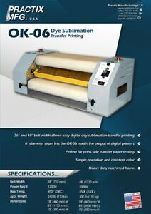 Practix OK-06 48&#034; Wide Dye Sublimation Transfer Printing