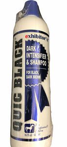 Quic Black Color Intensifier Shampoo 16 oz Reduces Red Horse Restores Color