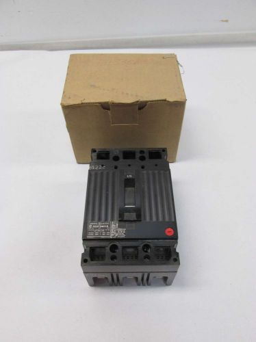 NEW GE TED134015WL 3P 15A AMP 480V-AC MOLDED CASE CIRCUIT BREAKER D402135