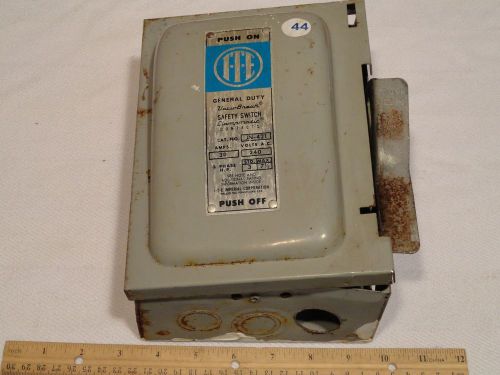 SIEMENS ITE JN-421 Clampmatic Vacu-Break Safety Switch 240V 30A 3/7.5HP 3ph