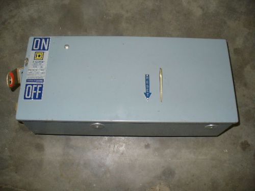 Square d i-line busway box/size 2 starter. cat # pss-3406-sd  60a  480v 3 ph. for sale