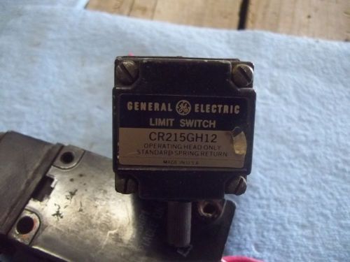 General Electric Limit Switch Operating Head # CR215GH12