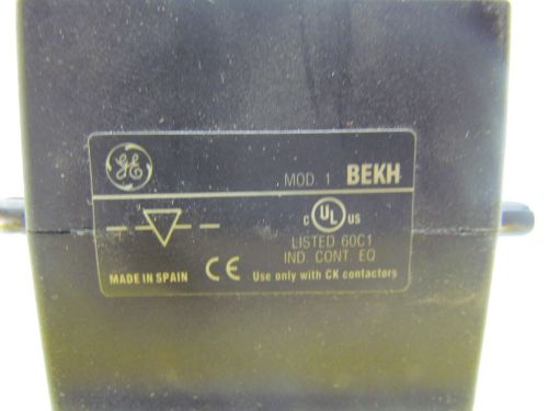General Electric BEKH CK08-CK12 Motor Control interlock