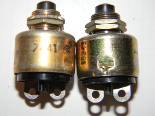 AVIATION QUALITY PUSHBUTTON SWITCHES, LOT OF 2pcs, US MADE, GRAYHILL, MOMENTARY