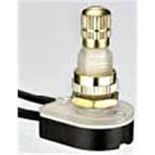 New ideal 774061 brass plated rotary switch spst on/off for sale