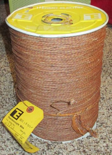 Thermo electric thermocouple wire  4,300 ft.  30 gauge 4 strand k for sale