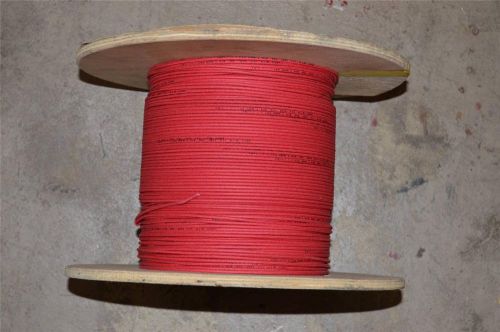 Western electric vintage cloth wire 18awg 1c stranded red *rare* 1000 ft for sale