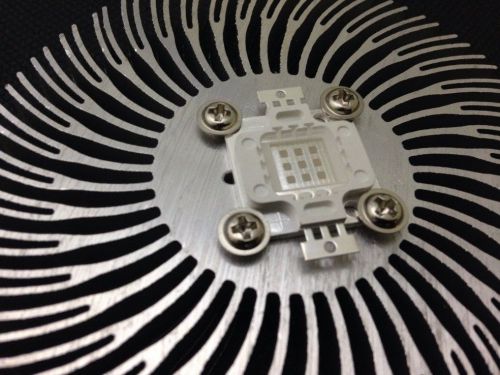 Aluminum Heatsink with fan for 5W/10W High Power LED light Cooling Cooler