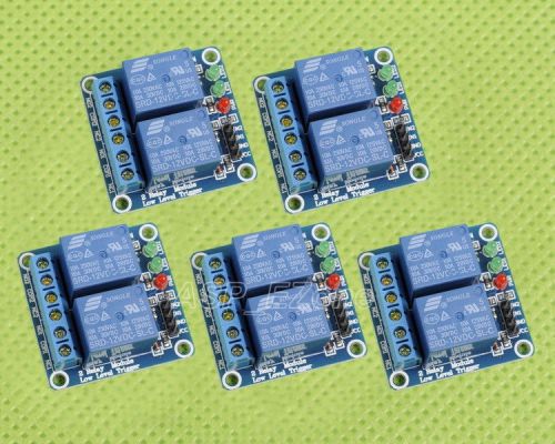 5pcs 12v 2-channel relay module low level triger relay shield for arduino for sale