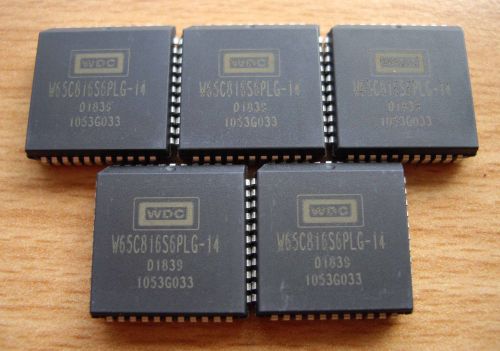 Western Design Center W65C816S6PLG-14 Microprocessor Qty 5 Rockwell / CMD
