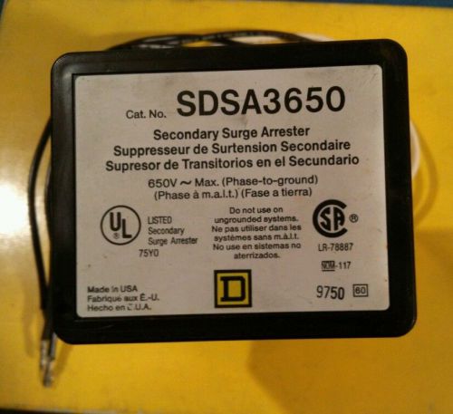 Square D SDSA3650, Secondary Surge Arrester 650V Max.