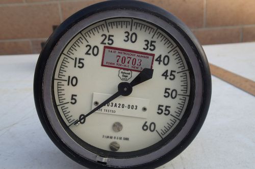 Acco helicoid 3.5&#034; 0-60 pressure gauge 903a20-003  w-60 north american aviation for sale