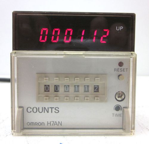 Omron H7AN-6DM Increment/Decrement Digital Counter 6-Digit Preset Up/Down