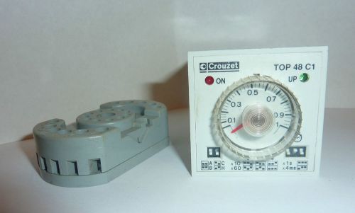 Timer crouzet  0.05s- 60h  with base for sale