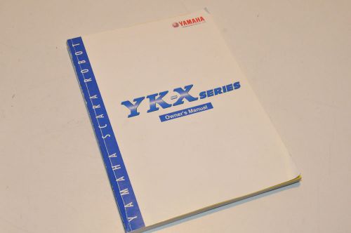 Yamaha Scara Robot YK-X Series Owners Manual     $40