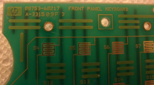 HP Front Panel Keyboard 05753-60217 A-3315 09F3 Board