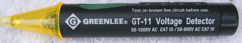 Greenlee gt-11 voltage detector for sale