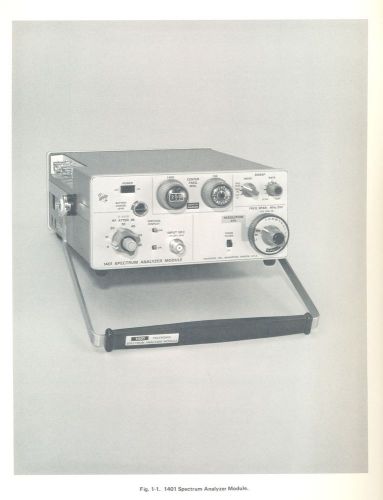 Tektronix 1401 Spectrum Analyzer Module Original Manual